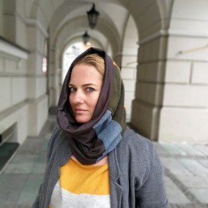 komin damski patchwork etno boho handmade