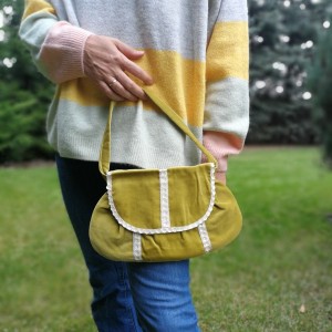 torebka damska retro cekiny handmade