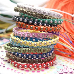 bransoletka sznurkowa - route balls /wybierz kolor