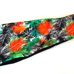 opaska damska miła szeroka dzianina joga sport handmade