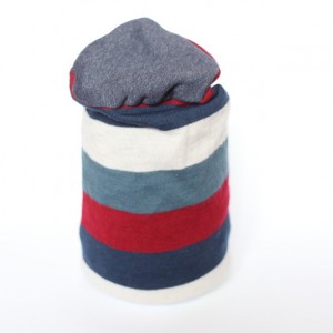 czapka handmade unisex w paski