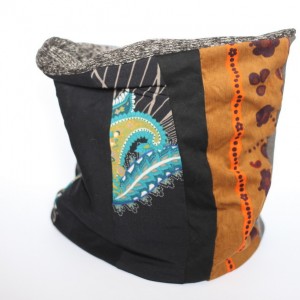 komin patchworkowy ludowy