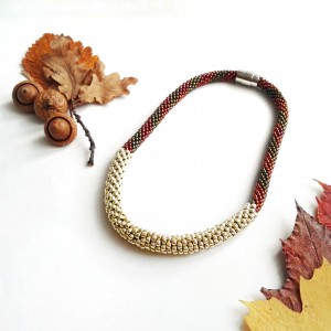 Naszyjnik (113) "Złota jesień"