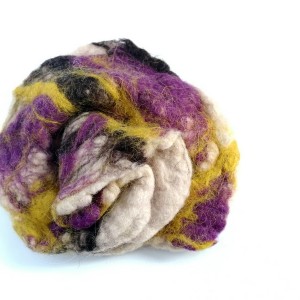 broszka filcowana handmade wełniana duża jesienna