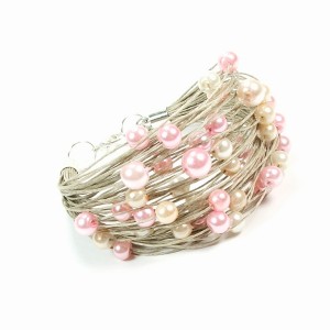 Różane perełki i len