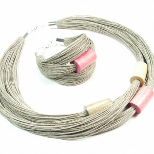 SEWERKA, komplet lniany