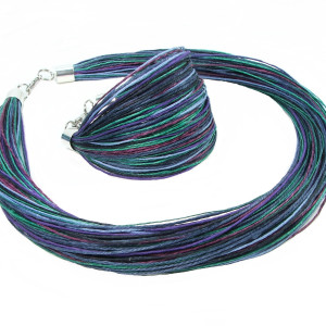 OCEANICZNY, komplet lniany