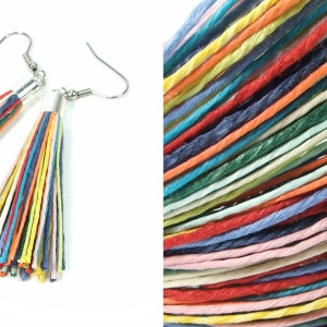 Lato, ech że Ty .. kolczyki lniane