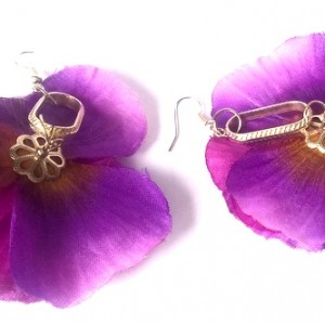 kolczyki kwiatowe mądrości Muchy wyssane z pieluchy