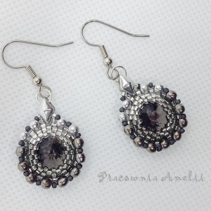 Rivoli Black Diamond kolczyki
