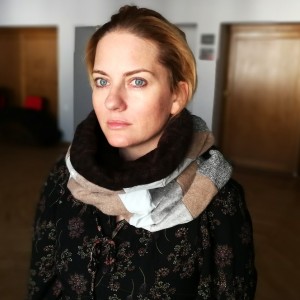 komin patchworkowy zimowy boho handmade kolorowy ciepły