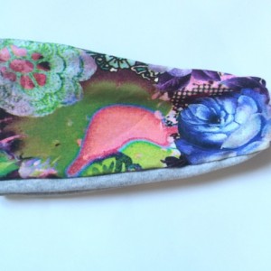 opaska sportowa damska kwiaty bawełna dzianina