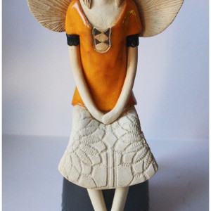 Anioł w żółtej tunice