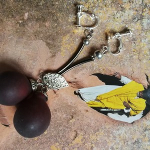 klipsy winogrona handmade