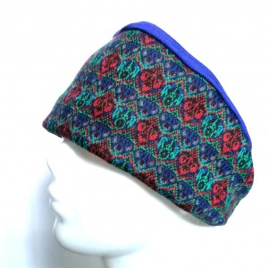 opaska damska szeroka we wzory etno boho handmade