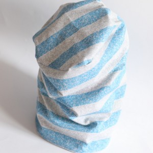 czapka sportowa dzianinowa w paski damska męska