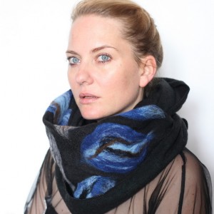 komin bohemian wełniany etniczny ludowy