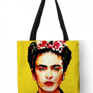 torba shopperka z wizerunkiem Fridy Kahlo
