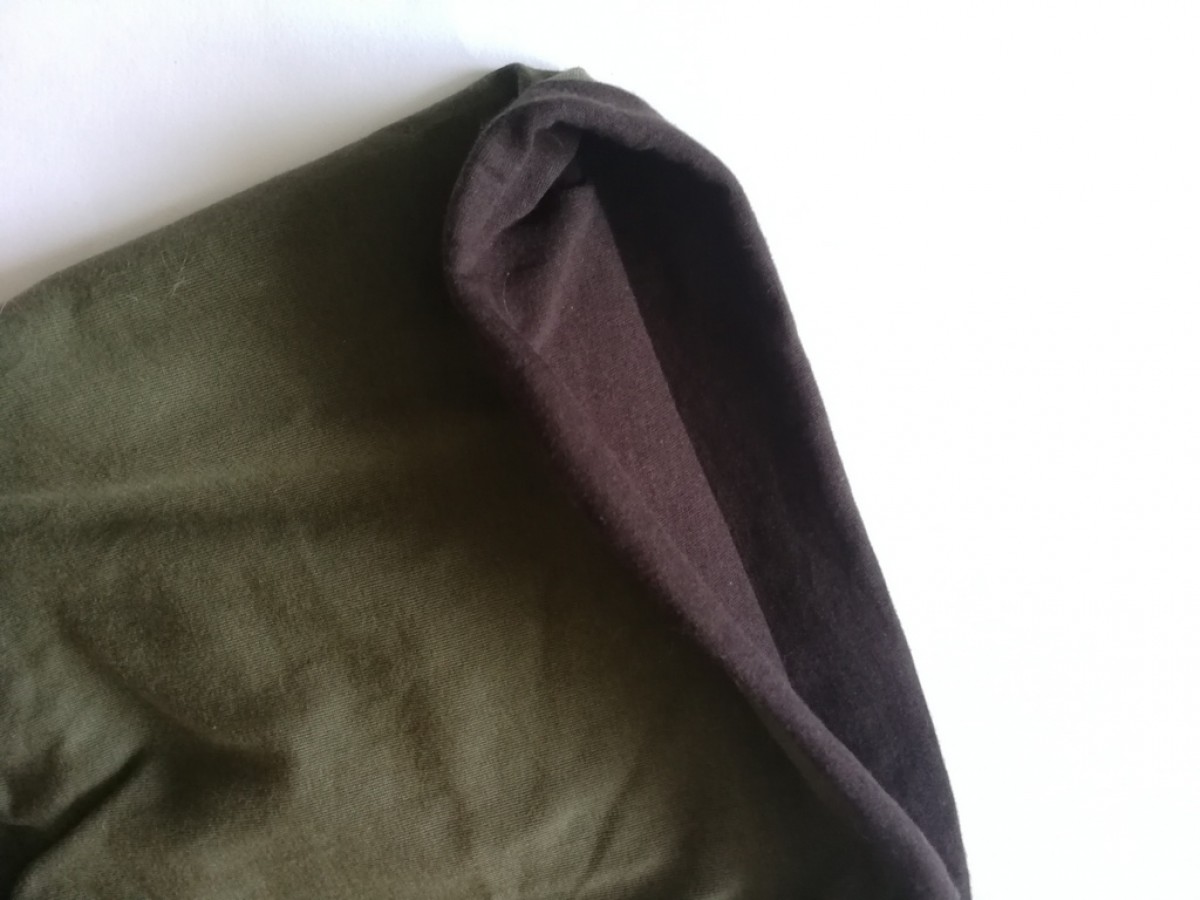 czapka damska zielona w liski wiosenna handmade