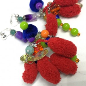 klipsy etno boho wiszące box A1- mnożą się przez pączkowanie te niezwykle grube łanie