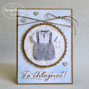 Kartka na powitanie dziecka