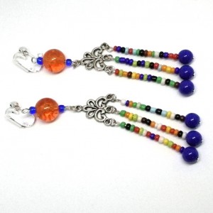 klipsy folk boho długie