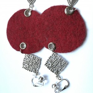 klipsy etno boho wiszące