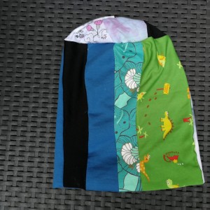 czapka damska ciepła patchwork boho handmade