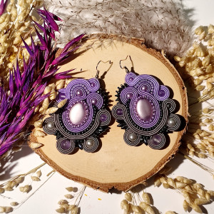 Purple Haze - kolczyki sutasz