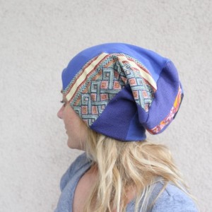 czapka patchworkowa damska etno folk