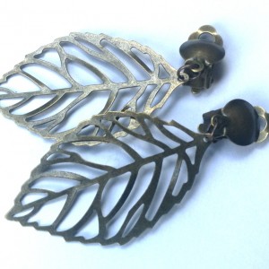 klipsy listki lekkie boho