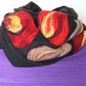 komin bohemian wełniany etniczny ludowy