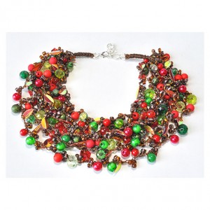 3891 naszyjnik cekiny kolia z cekinami