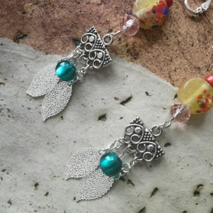 klipsy etno boho wiszące lekkie