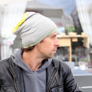 czapka dzianinowa szara damska męska