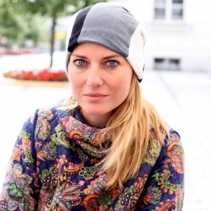 czapka damska męska patchworkowa ciepła