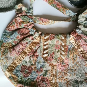 torba damska gobelinowa w kwiaty