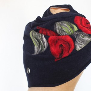 komin bohemian wełniany etniczny ludowy