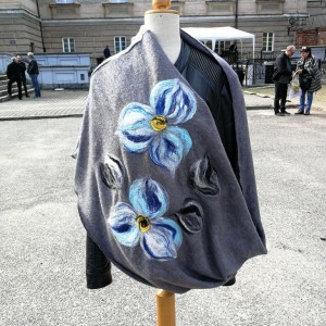 komin bohemian wełniany etniczny ludowy