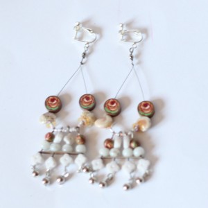 klipsy długie wiszące lekkie