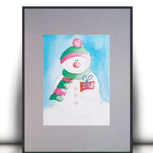 bałwanek plakat A4, plakat z bałwankiem, skandynawski plakat A4, mały obraz z bałwankiem, mały plakat do dziecięcego pokoju, plakat dla chłopca, plakat dla dziewczynki, plakaty dla dzieci