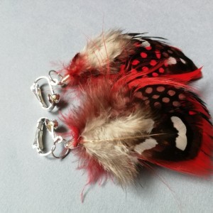 klipsy boho etno wiszące długie