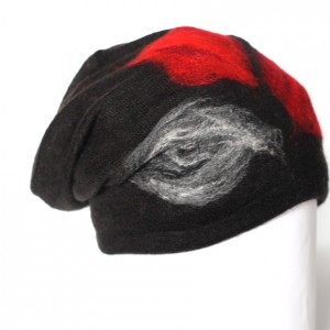 czapka wełniana damska czarna