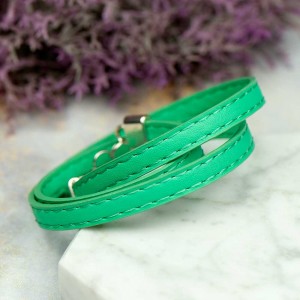 Bransoletka z rzemienia w stylu boho w63