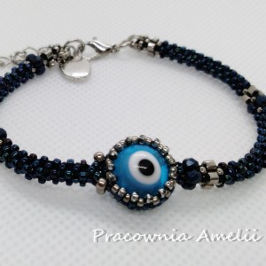 oko proroka szkło weneckie beading