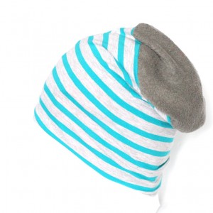 czapka damska w paski