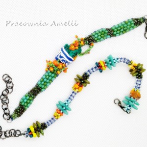 sukulenty bransoletki beading meksyk