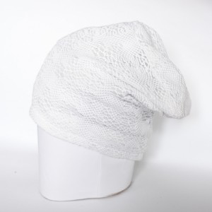 czapka damska koronkowa dzianina