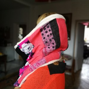 komin patchworkowy mega ciepły