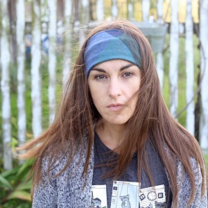 opaska damska w kratkę